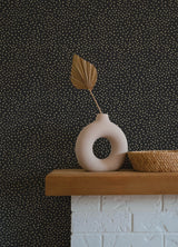 Cassie Gold Petite Polka Wallpaper with Metallic Polka Dots - A-Street Prints 4135-27306