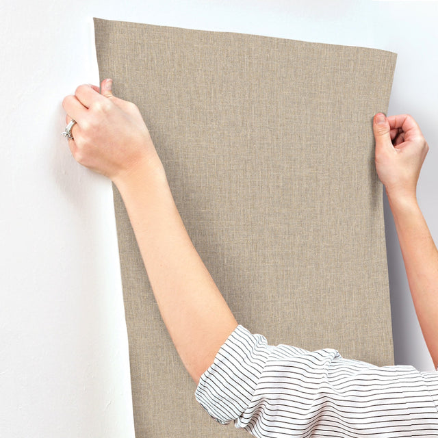 Cromie Taupe Texture Wallpaper with Transitional Texture Pattern - A-Street Prints 4135-6910