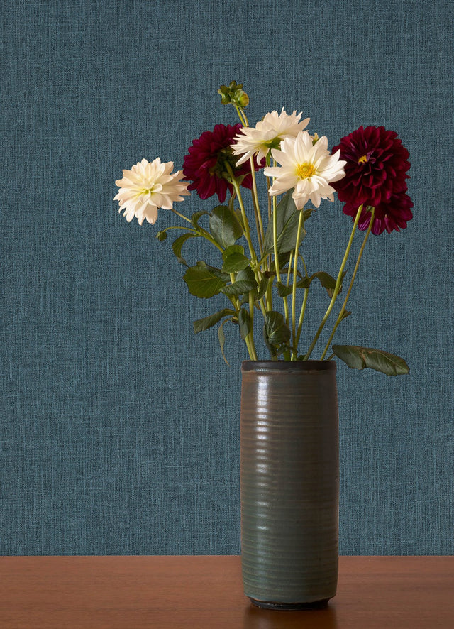 Cromie Navy Texture Wallpaper with Transitional Textured Graphics Pattern - A?Street Prints 4135-6921
