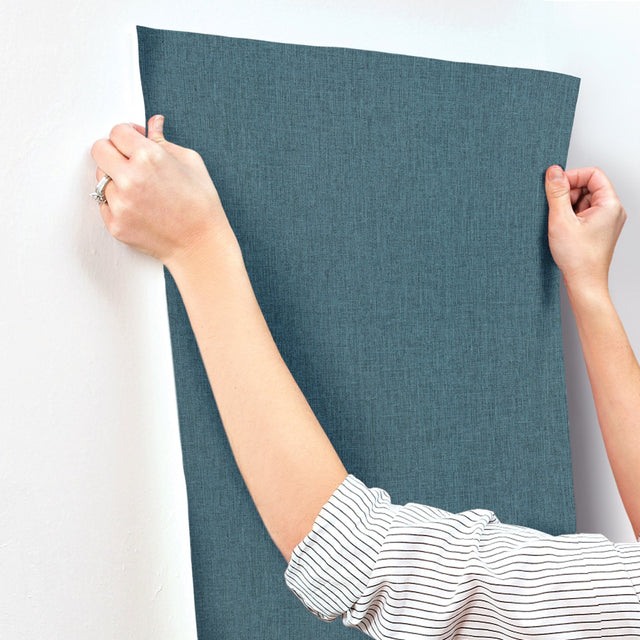Cromie Navy Texture Wallpaper with Transitional Textured Graphics Pattern - A?Street Prints 4135-6921
