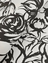 Nelda Black Rose Wallpaper with Modern Botanical Rose Pattern - A-Street Prints 4135-72707