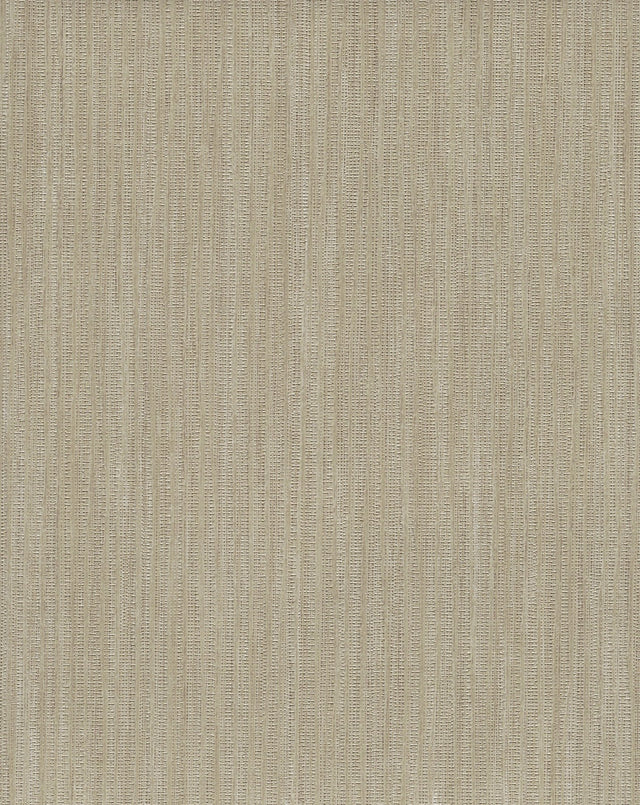 Silky Way Beige Striated Wallpaper with Textured Stripe Motif - Warner 4140-3705