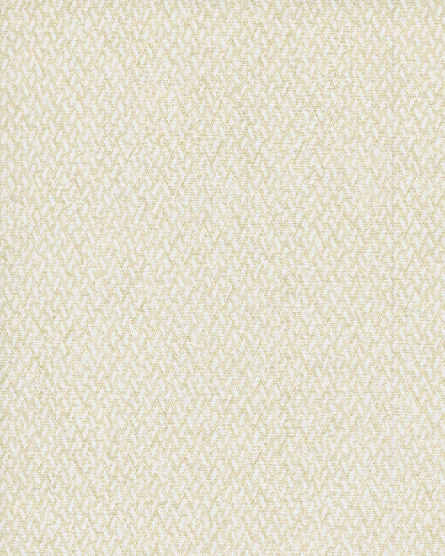 Weave It To Me Taupe Geometric Wallpaper with Fabric & Woven Texture - Warner 4140-3709