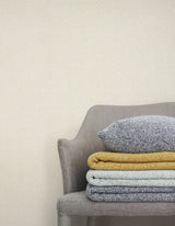 Weave It To Me Taupe Geometric Wallpaper with Fabric & Woven Texture - Warner 4140-3709