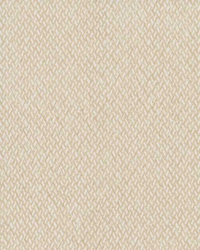 Weave It To Me Light Brown Geometric Wallpaper with Fabric & Woven Textures Pattern, Transitional - Warner 4140-3710