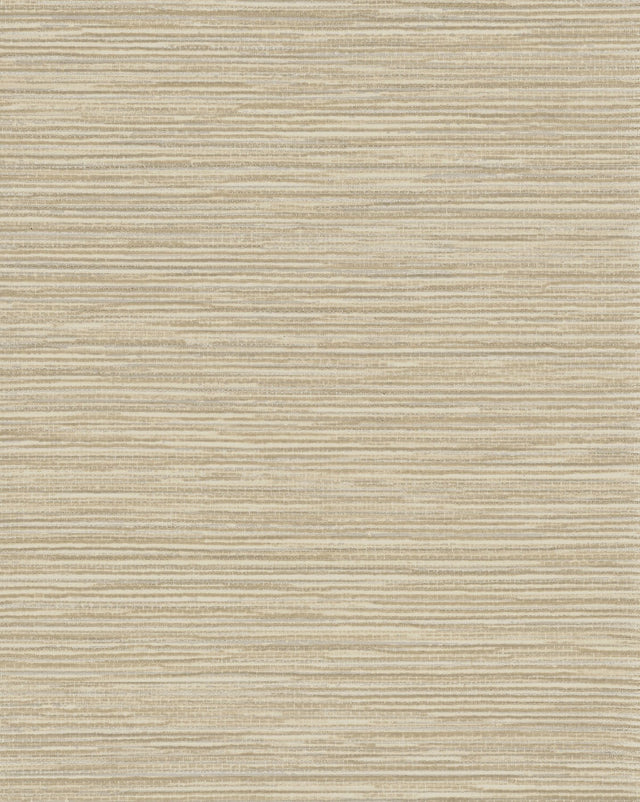 Leicester Neutral Metallic Stripe Wallpaper with Textured Metallic Raised Ink - Warner 4140-3715