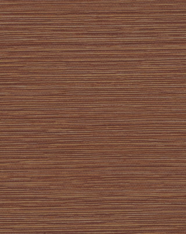Leicester Red Metallic Stripe Wallpaper with Textured Metallic Horizontal Stripes - Warner 4140-3717