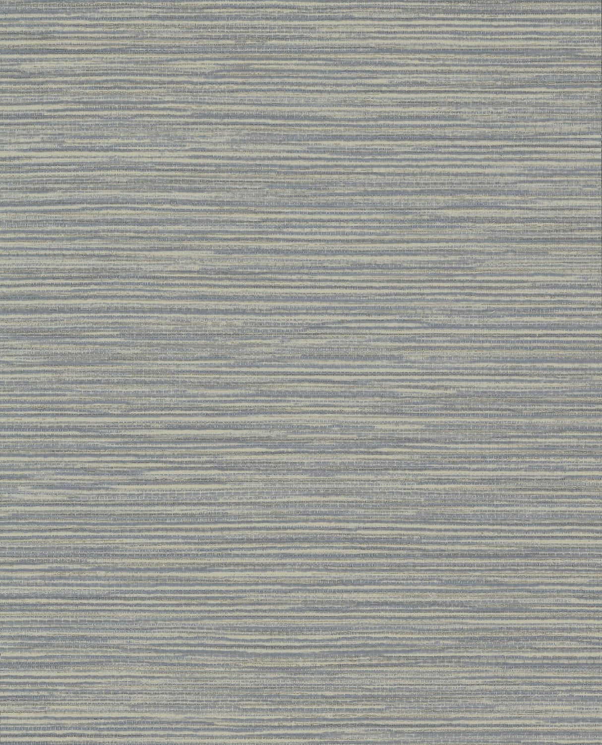 Leicester Slate Metallic Stripe Wallpaper with Textured Horizontal Stripes - Warner 4140-3719
