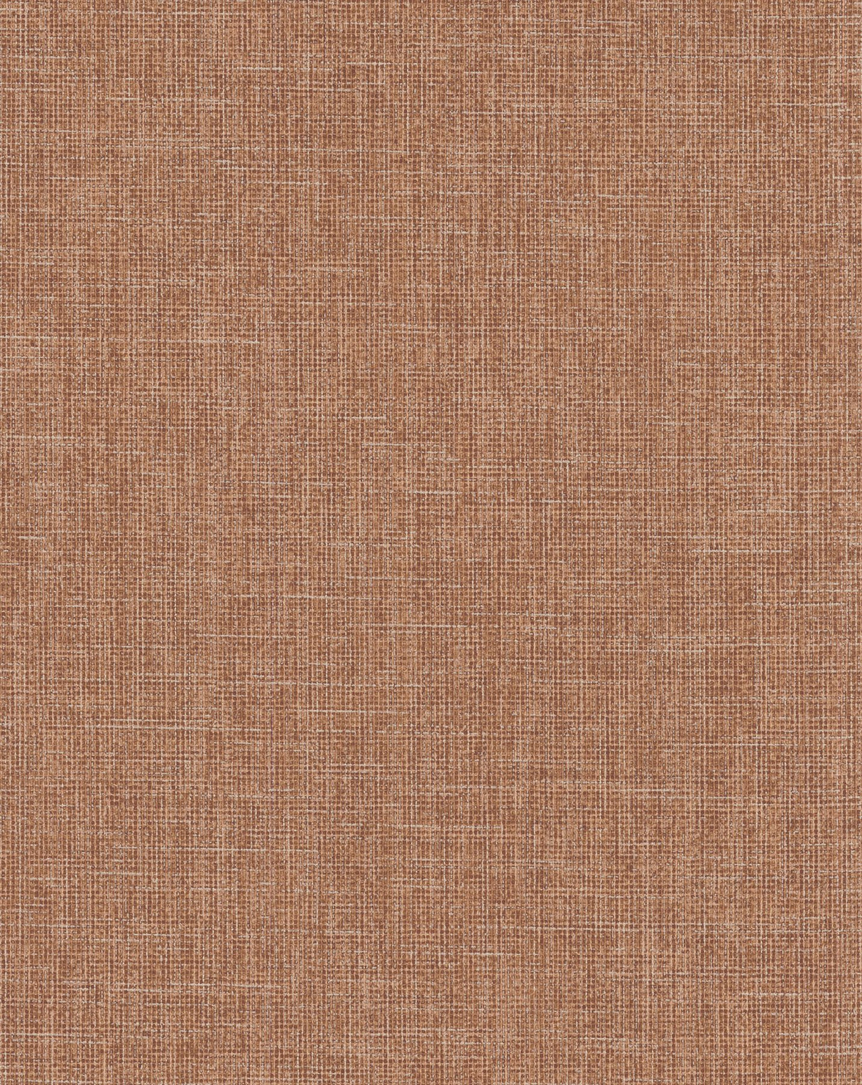 Broadwick Rust Faux Linen Wallpaper with Fabric & Woven Texture - Warner 4140-3720