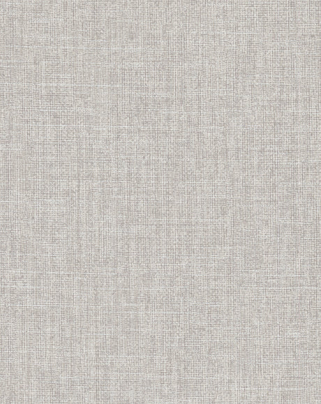 Broadwick Light Grey Faux Linen Wallpaper by Warner - YKGW2200N