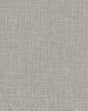 Broadwick Grey Faux Linen Fabric Backed Vinyl Wallpaper by Warner - YKGW2203N