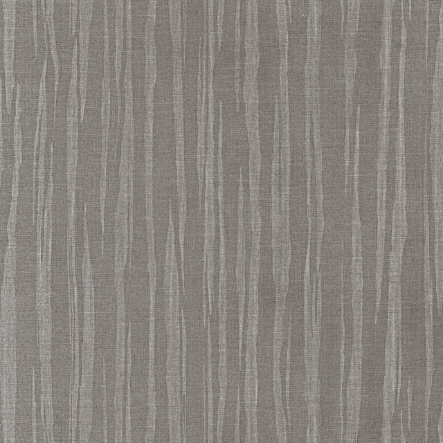 Zayne Dark Grey Organic Stripe Wallpaper with Metallic Raised Texture - Warner 4140-3725