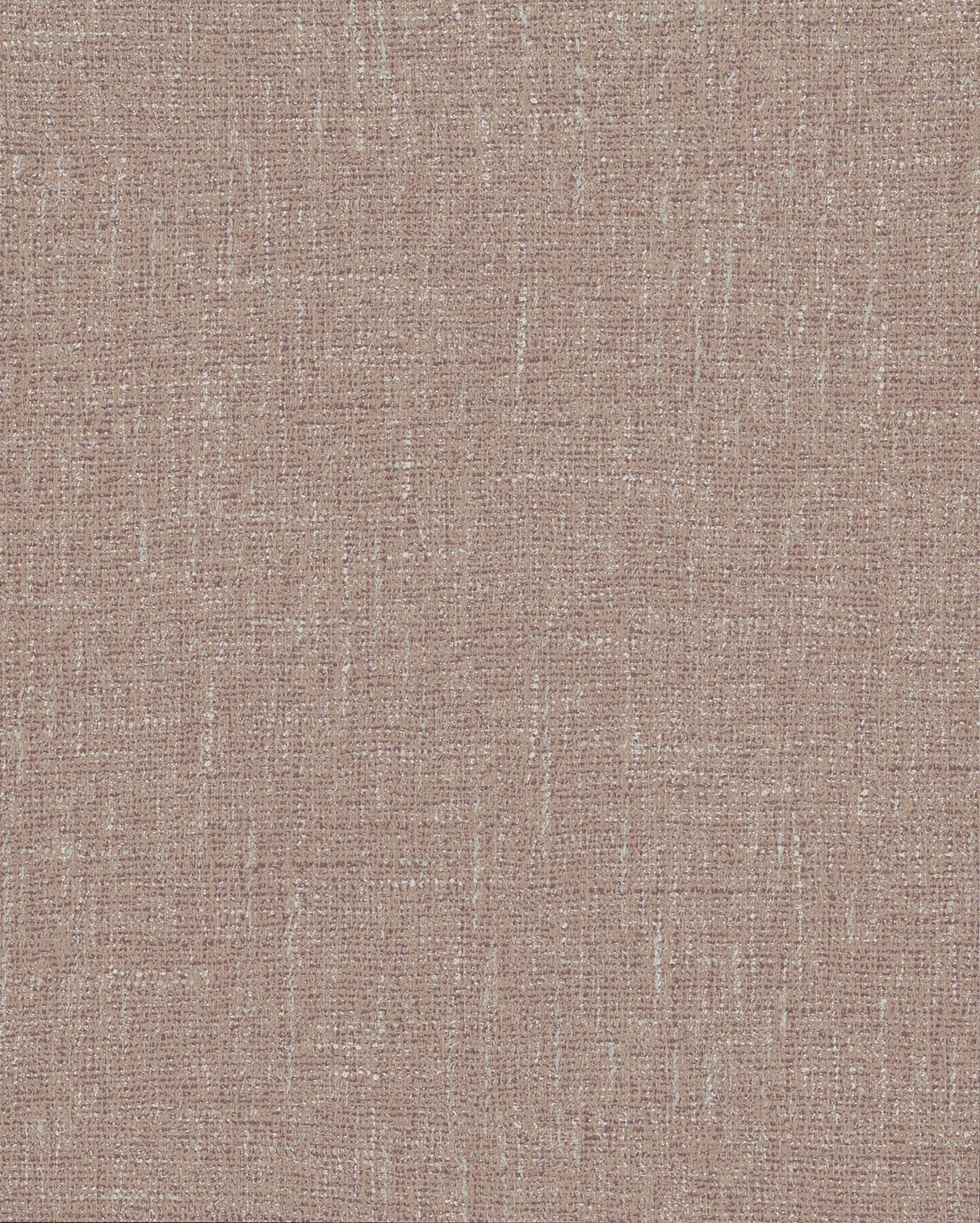 Posh Mauve Faux Fabric Wallpaper with Textured Raised Ink - Warner 4140-3730