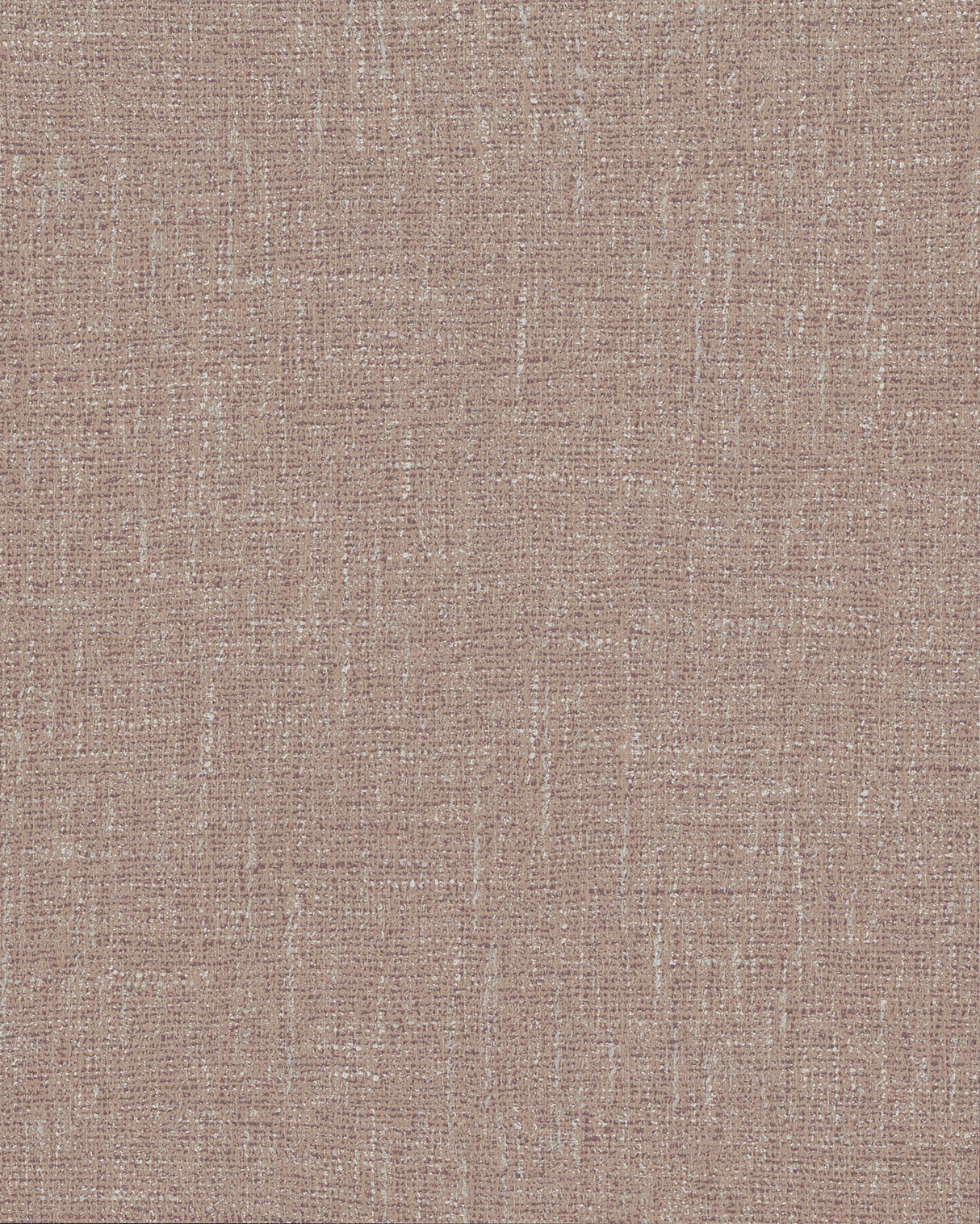 Posh Mauve Faux Fabric Wallpaper by Warner - Dusty Mauve Woven Texture Close-Up - YKMCO2271N