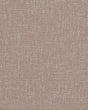 Posh Mauve Faux Fabric Wallpaper by Warner - Dusty Mauve Woven Texture Close-Up - YKMCO2271N