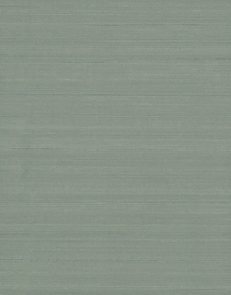 Luxe Silk Sea Green Texture Stripe Wallpaper by Warner YKMCO2308N