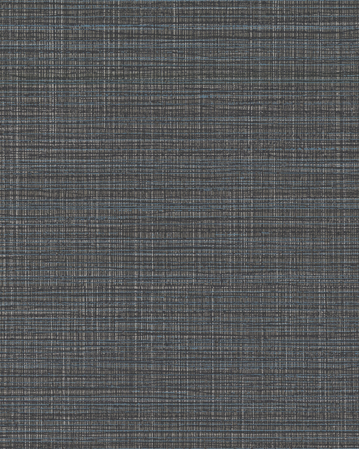 Premiere Charcoal Faux Linen Wallpaper by Warner - YKMCO2366N