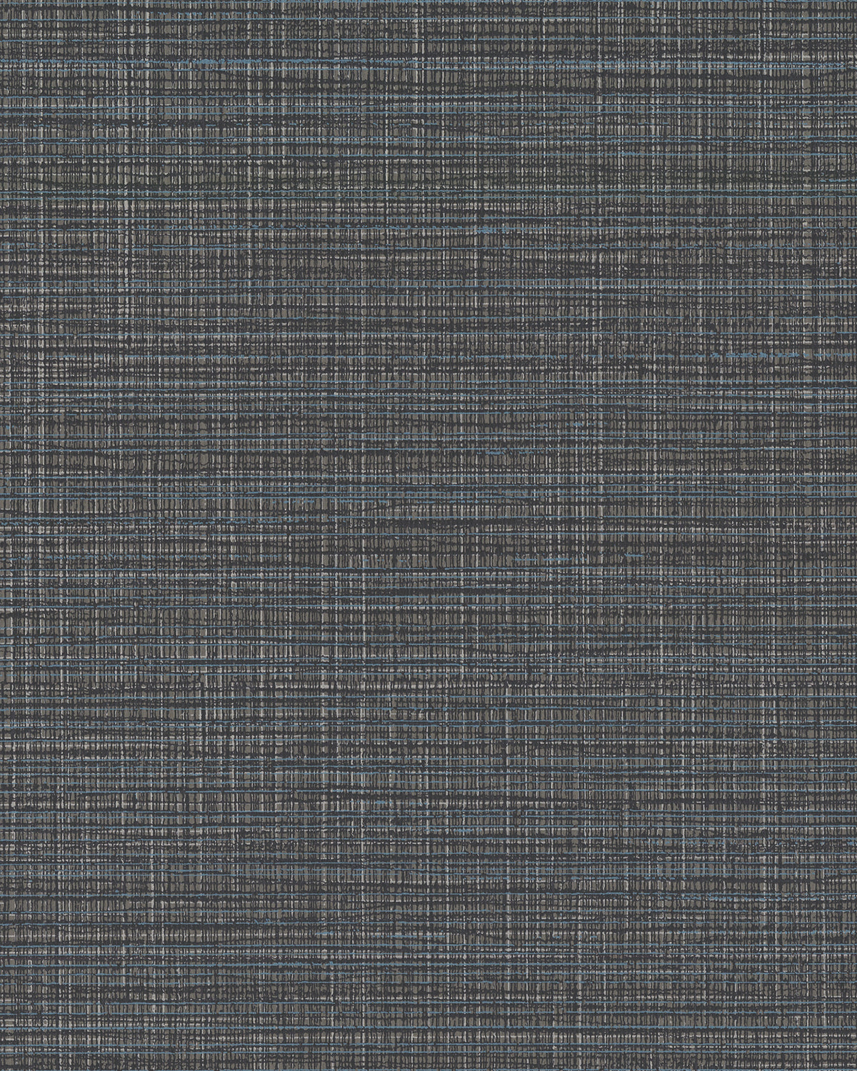 Premiere Charcoal Faux Linen Wallpaper by Warner - YKMCO2366N