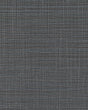 Premiere Charcoal Faux Linen Wallpaper by Warner - YKMCO2366N