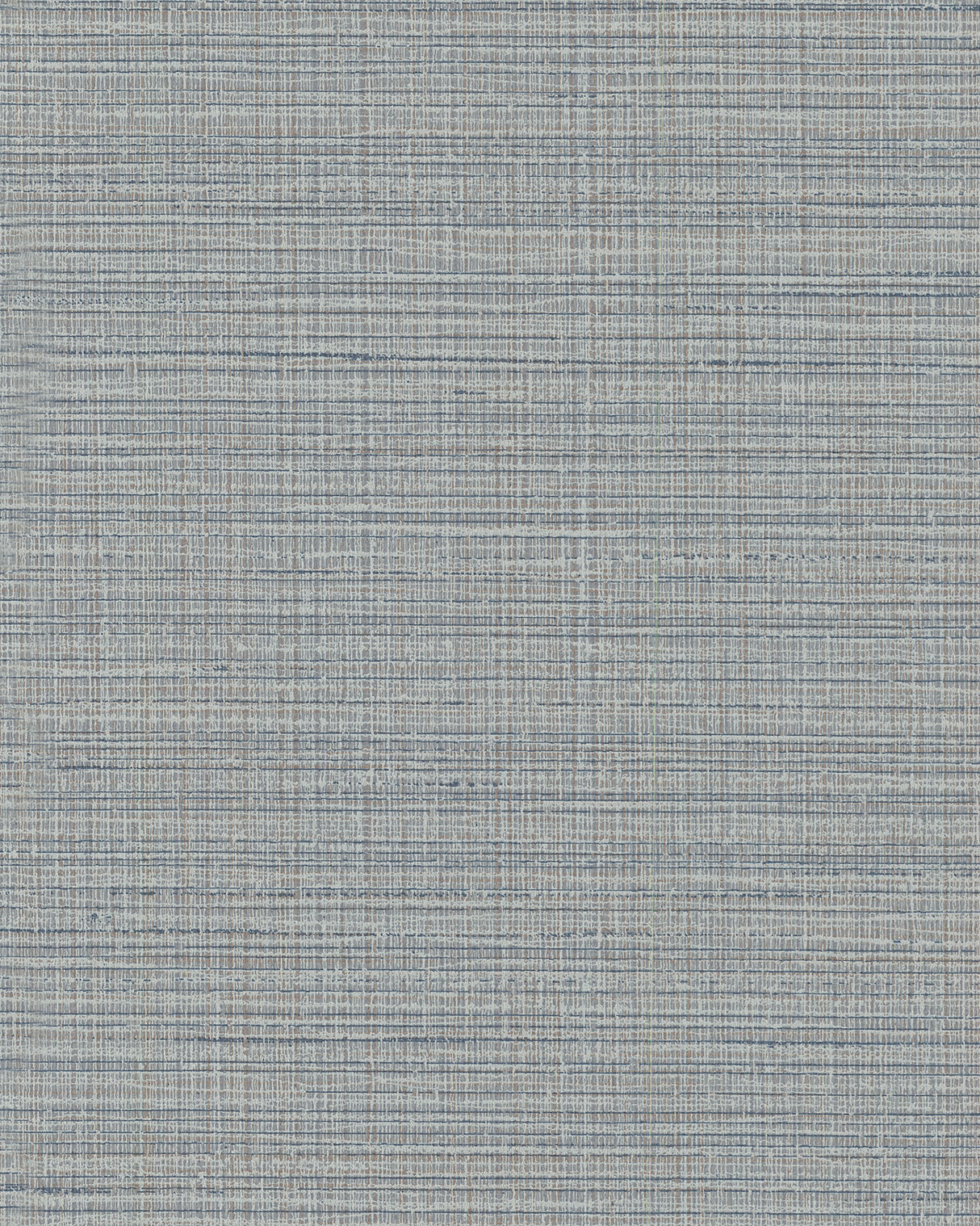 Premiere Blue Faux Linen Wallpaper by Warner - YKMCO2370N
