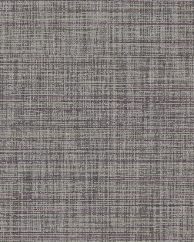 Premiere Grey Faux Linen Wallpaper with Modern Fabric Texture - Warner 4140-3742