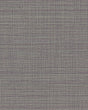 Premiere Grey Faux Linen Wallpaper by Warner Dimensional Accents - YKMCO2376N