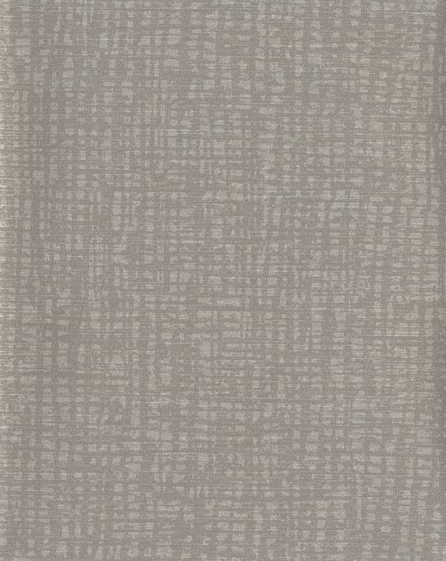 Street Light Grey Abstract Grid Wallpaper with Metallic Graphic Pattern, Masculine Style - Warner 4140-3745
