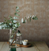 React Neutral Distressed Wallpaper with Industrial Graphic Texture - Warner 4140-3766