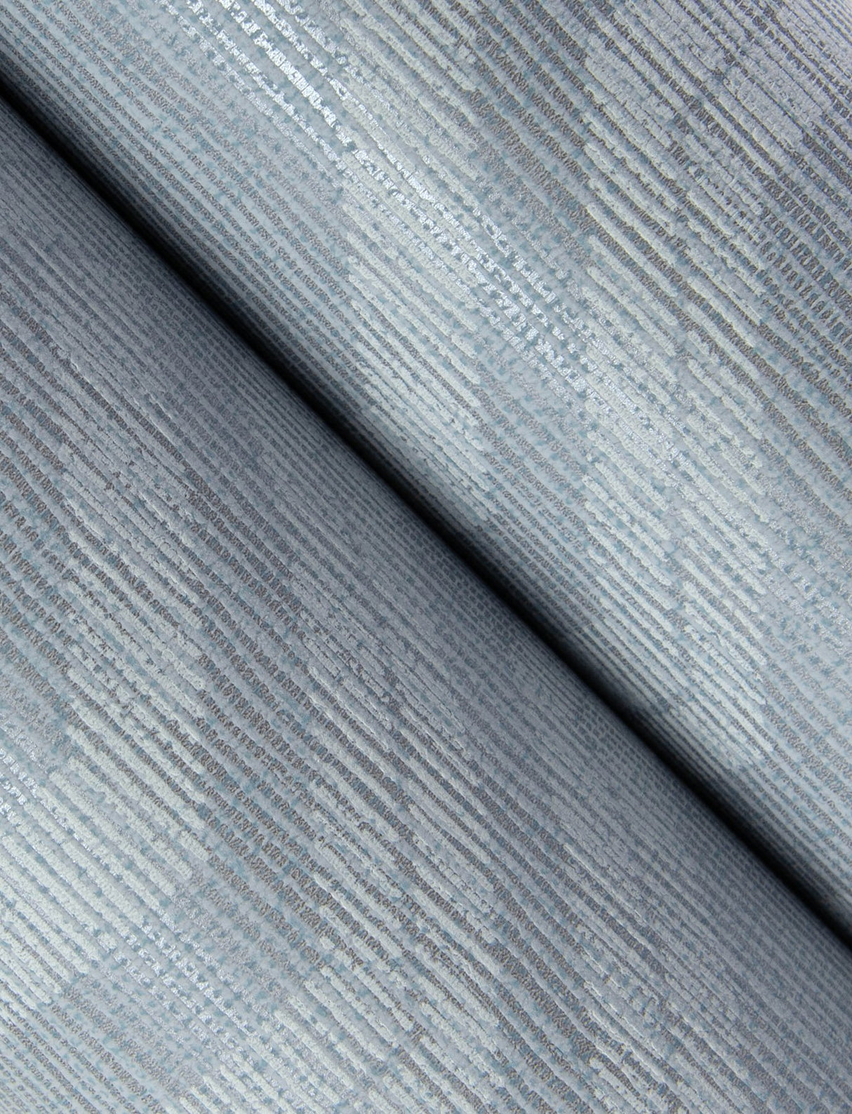 Burton Pewter Modern Ogee Wallpaper with Metallic Textured Geometric Pattern - A-Street Prints 4141-27101
