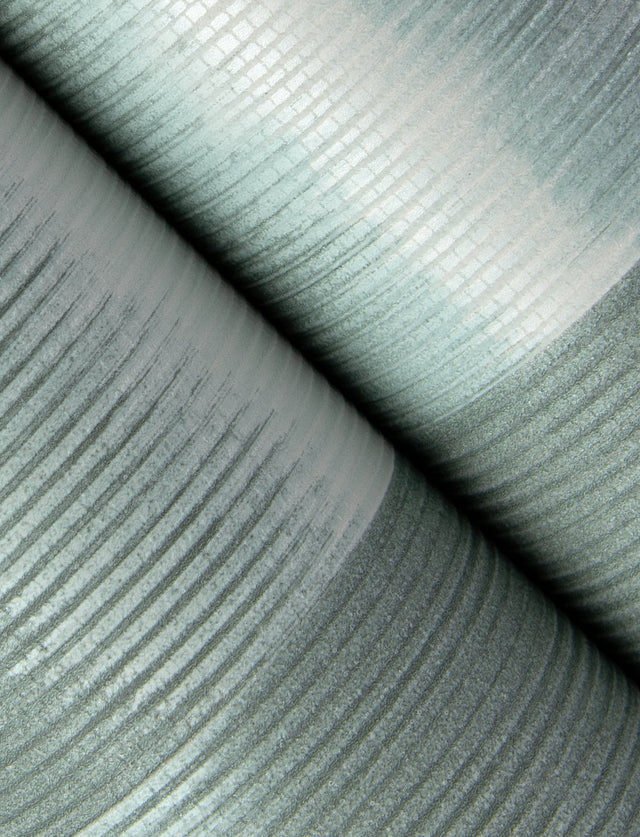Baldwin Teal Shibori Stripe Wallpaper with Modern Graphic Stripe Pattern - A-Street Prints 4141-27116
