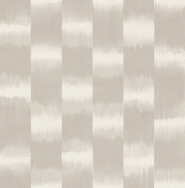 Baldwin Taupe Shibori Stripe Wallpaper with Modern Textured Raised Ink Stripes - A-Street Prints 4141-27117
