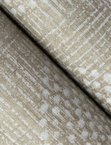 Salma Beige Medallion Wallpaper with Raised Ink Bohemian Graphic Medallions - Brewster 4141-27120SAM