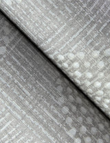 Salma Grey Medallion Wallpaper with Raised Ink Textured Medallions - A-Street Prints 4141-27121