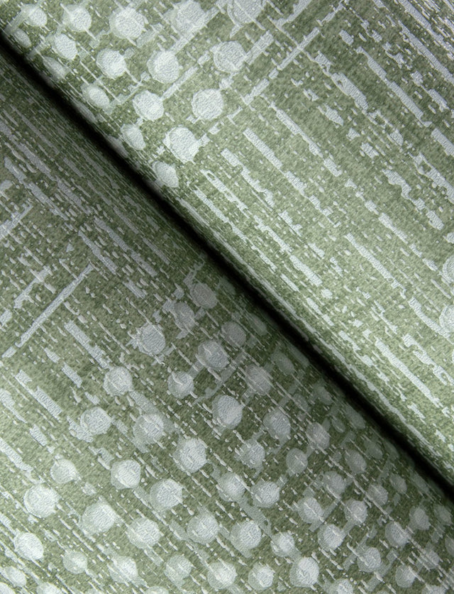 Salma Sage Medallion Wallpaper with Raised Ink Textured Bohemian Graphics - Brewster 4141-27122