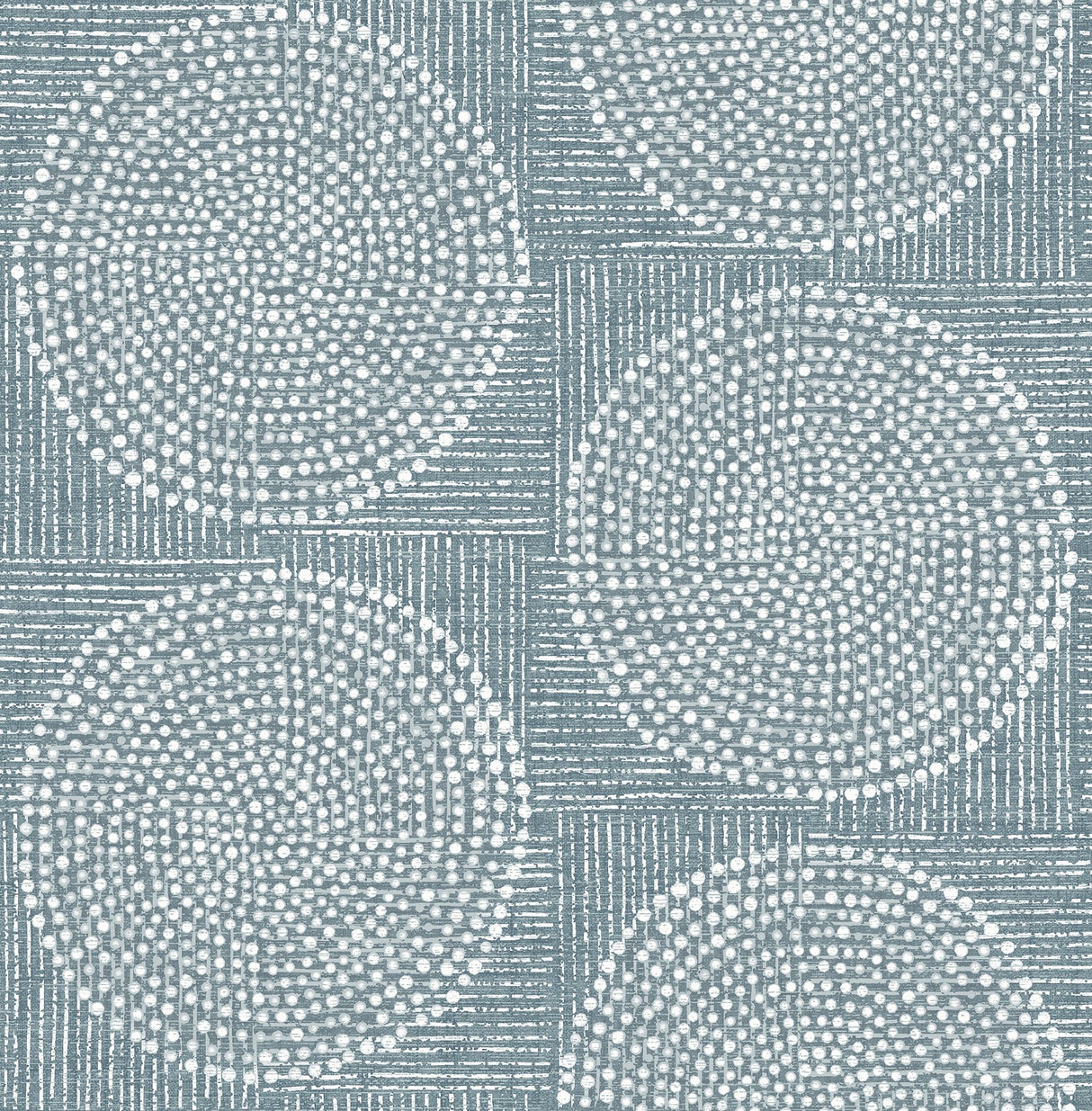 Salma Denim Medallion Wallpaper with Raised Ink Bohemian Graphics - A-Street Prints 4141-27123