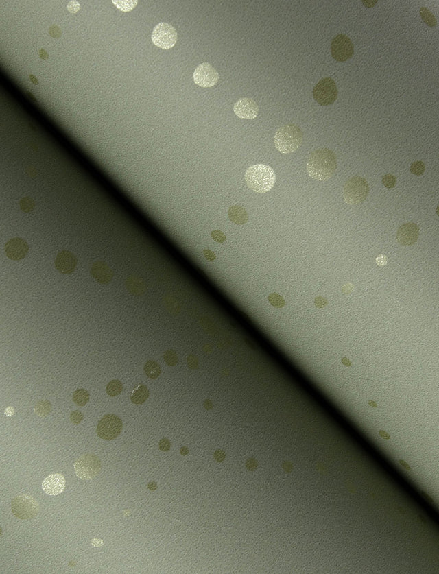 Alcott Sage Dotted Wallpaper with Metallic Geometric Dot Motif - A-Street Prints 4141-27124