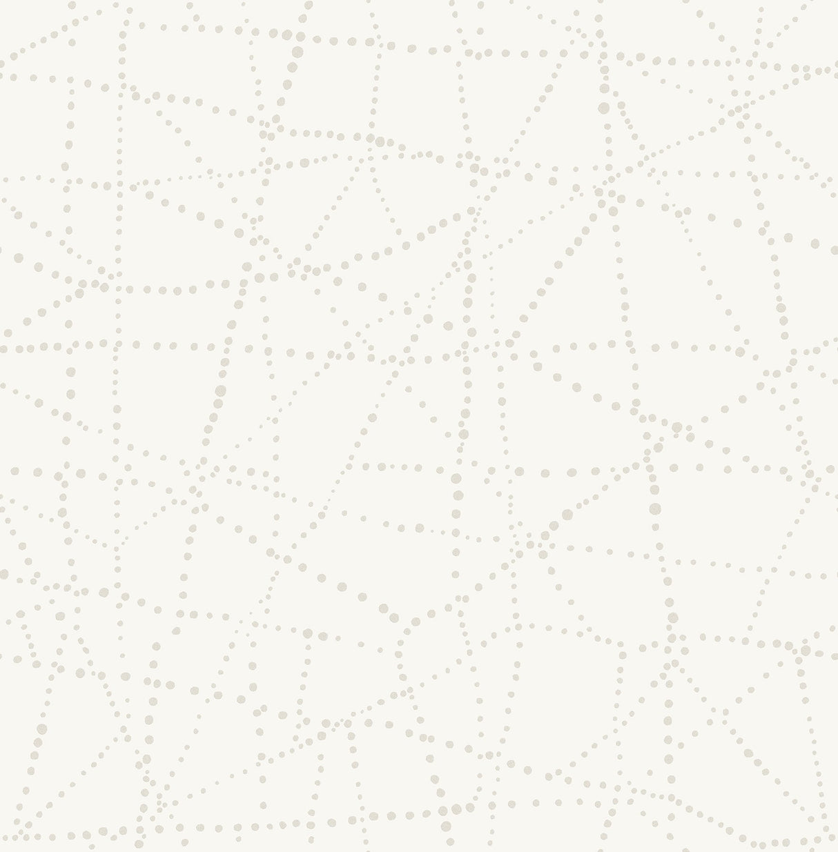 Alcott Ivory Dotted Wallpaper with Metallic Geometric Dot Pattern - A-Street Prints 4141-27125