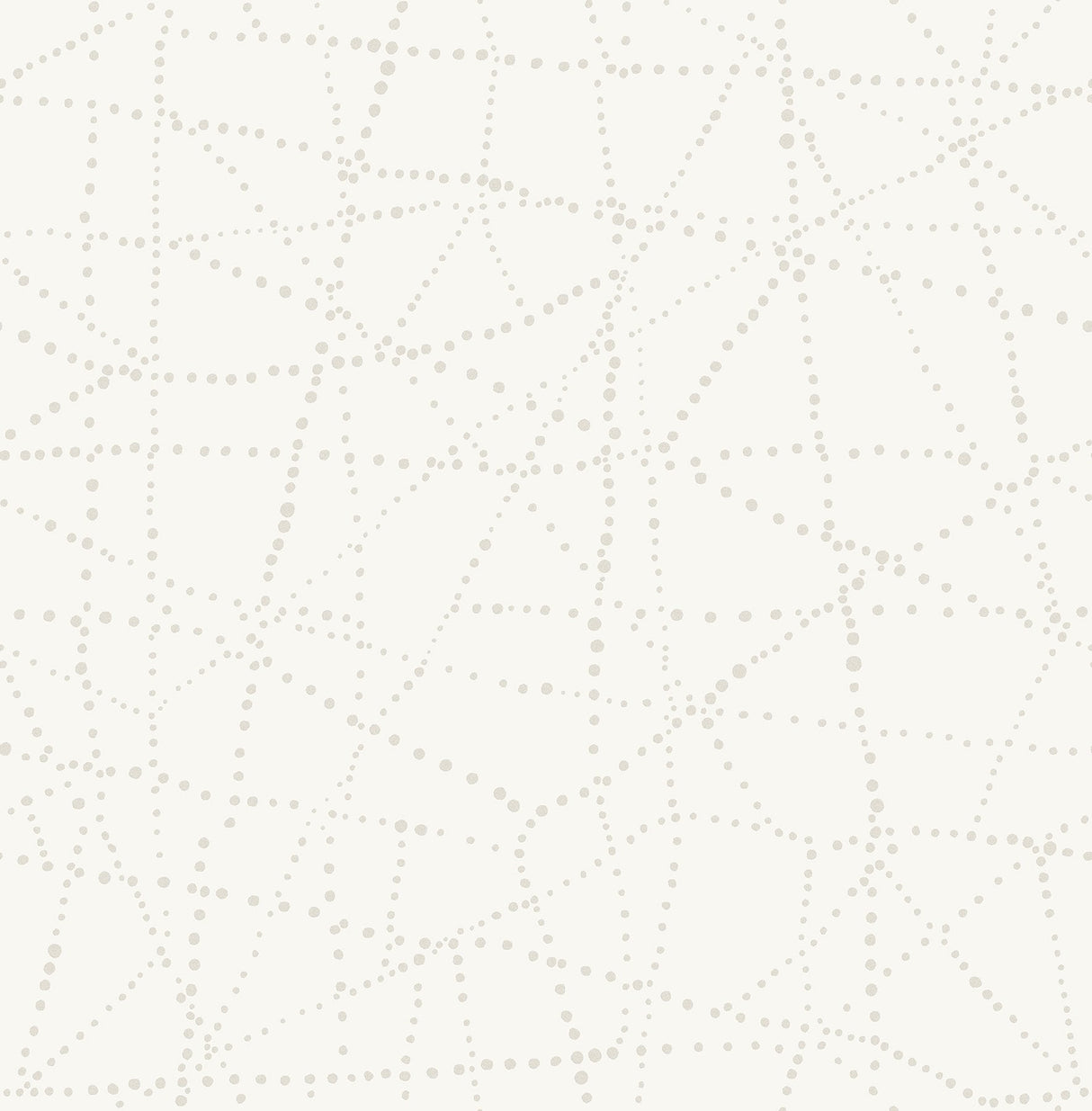 Alcott Ivory Dotted Wallpaper with Metallic Geometric Dot Pattern - A-Street Prints 4141-27125SAM