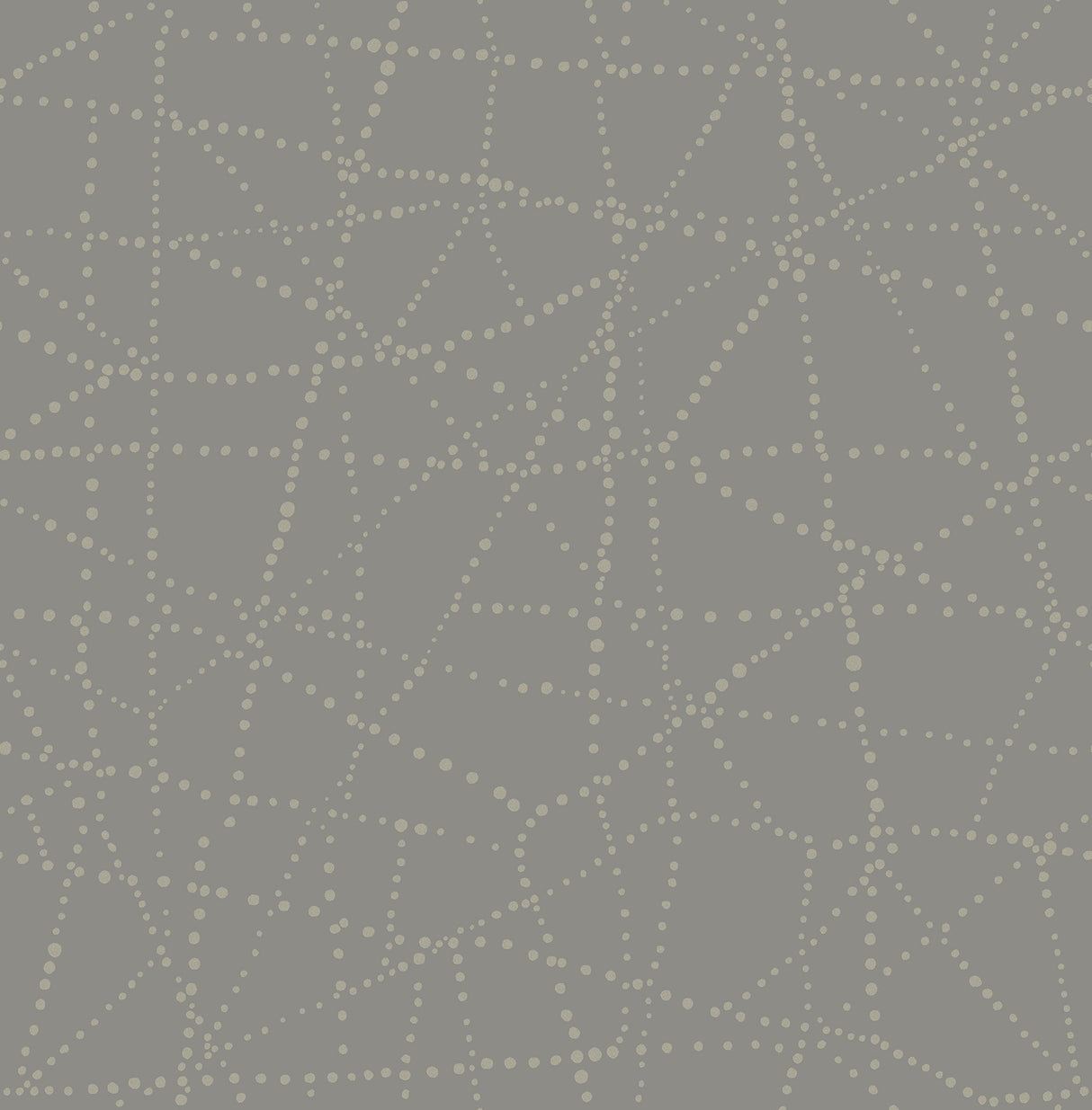 Alcott Charcoal Dotted Wallpaper with Metallic Geometric Dot Pattern - Brewster 4141-27126
