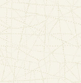 Alcott Cream Dotted Wallpaper with Metallic Geometric Dot Motif - A-Street Prints 4141-27127