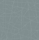 Alcott Slate Dotted Blue Wallpaper with Modern Geometric Dot Pattern - A-Street Prints 4141-27128