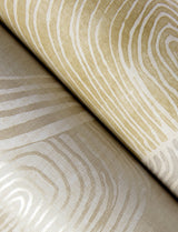 Hollace Honey Geometric Wallpaper with Metallic Modern Graphics Pattern - A-Street Prints 4141-27129