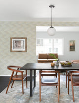Presley Grey Tessellation Wallpaper with Textured Geometric Pattern - A-Street Prints 4141-27135