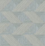 Presley Slate Tessellation Wallpaper with Masculine Geometric Pattern - Brewster 4141-27136