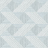 Presley Light Blue Tessellation Wallpaper with Geometric Textured Pattern - A-Street Prints 4141-27137