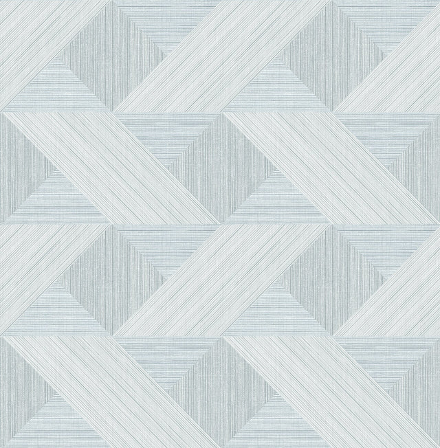 Presley Light Blue Tessellation Wallpaper with Geometric Textured Pattern - A-Street Prints 4141-27137