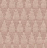 Mirko Rust Ogee Wallpaper with Textured Teardrop Motif - A-Street Prints 4141-27144