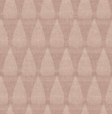 Mirko Rust Ogee Wallpaper with Textured Teardrop Motif - A-Street Prints 4141-27144SAM
