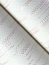 Baris Rose Gold Stipple Stripe Wallpaper with Modern Ogee Graphic Pattern - A-Street Prints 4141-27147