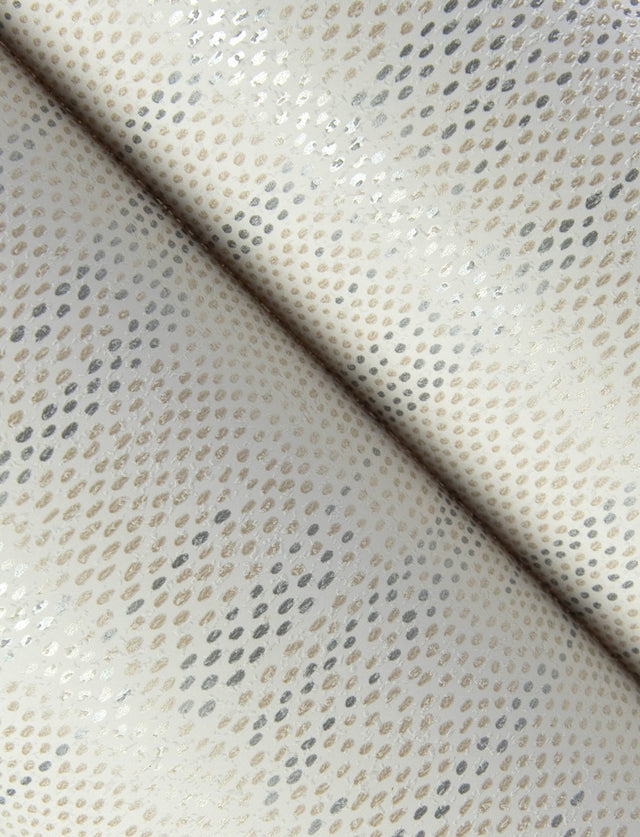 Baris Silver Stipple Stripe Wallpaper with Metallic Textured Abstract Stripe - A-Street Prints 4141-27148